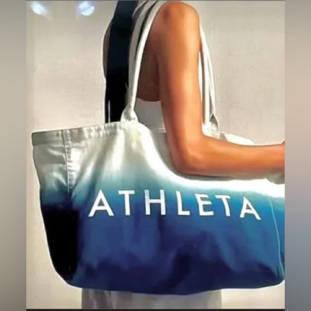 Athleta Blue ombré tote bag